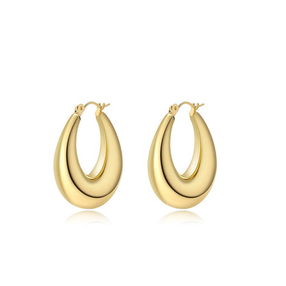 18K Vacuum Gold Plated Stainless Steel Earrings