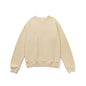 380g Terry Cotton Round Neck Sweater Loose European And American Retro FOG Color Matching