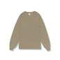 280g Solid Color Heavy Cotton Loose Basic Style Bottoming Long Sleeve T-shirt